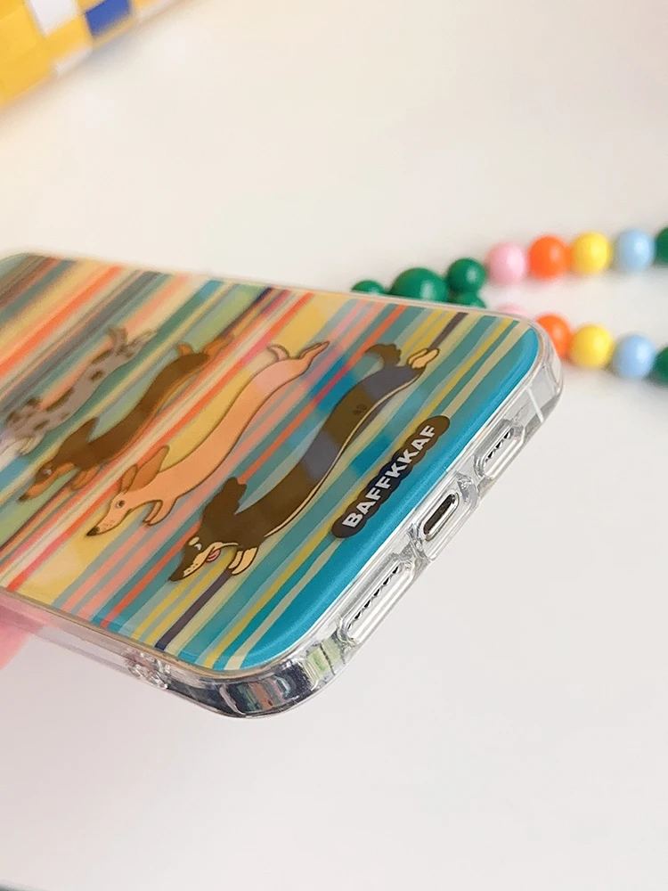 Cute Running Puppy Phone Case For iPhone
