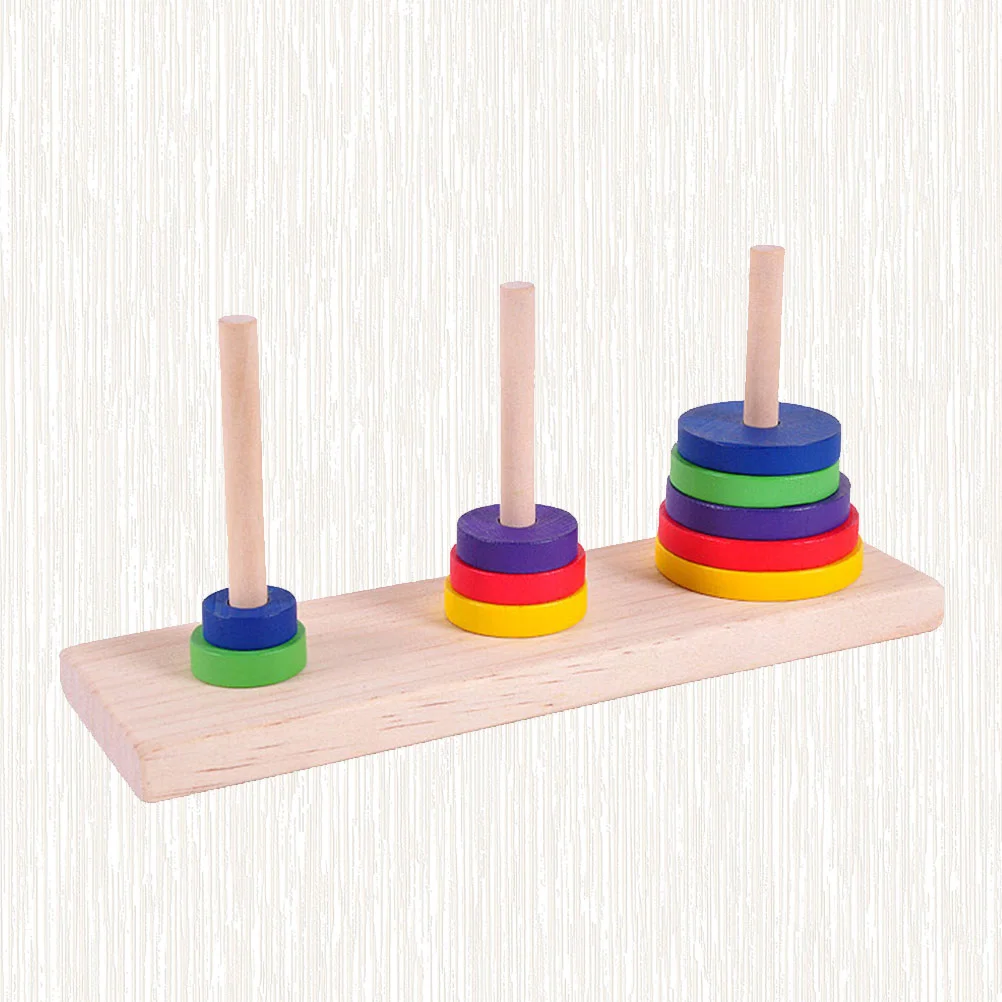 

Adult-toys Lu Ban Puzzle Ball Tower Hanoi Intellectual Board Game Unlock Wooden Games
