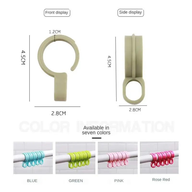 10pcs Household Windproof Clothes Pegs Drying Clothes Hanger Hook Plastic Windproof Fixed Buckle Storage Tool Clothes Pegs 3