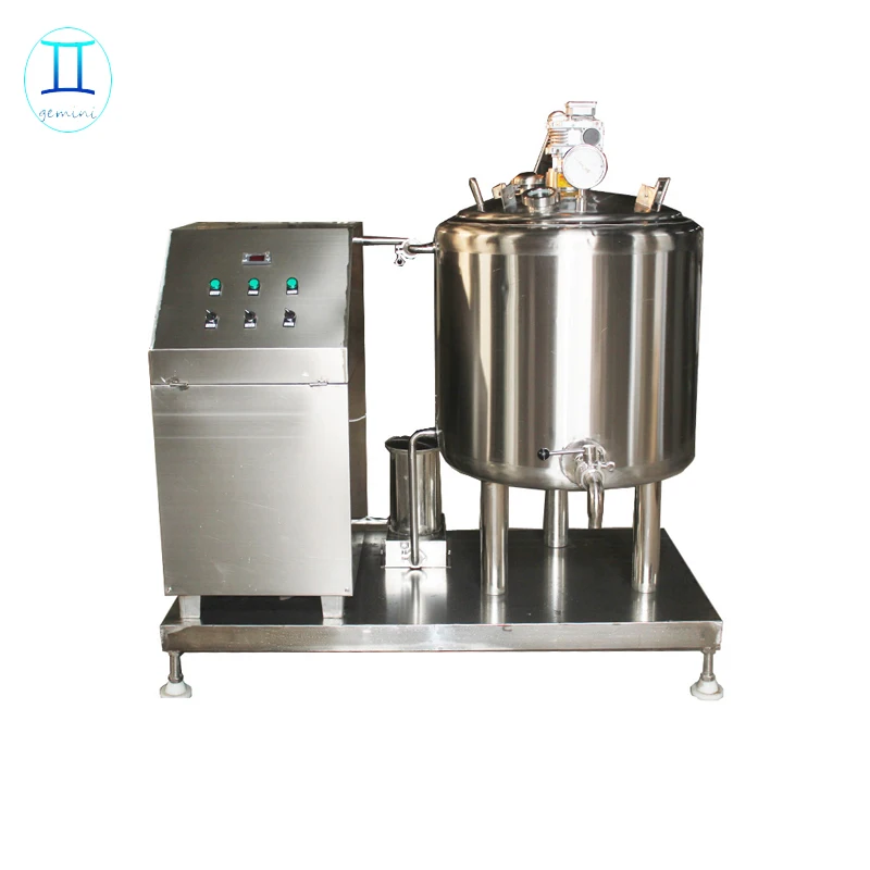 

100L 150L ice cooling small milk pasteurization machine with water tank