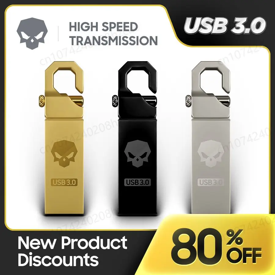 Sunday 2024 USB3.0 Flash Drive 32GB 64GB 128GB Memory Stick di trasferimento dati ad alta velocità chiavetta USB Ultra-sottile