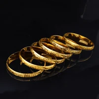 Goldlen Middle East 6-piece Ethiopian Girl Copper Bracelets Dubai Women's Fashion Jewelry Ethiopian Bride Wedding Gift 5