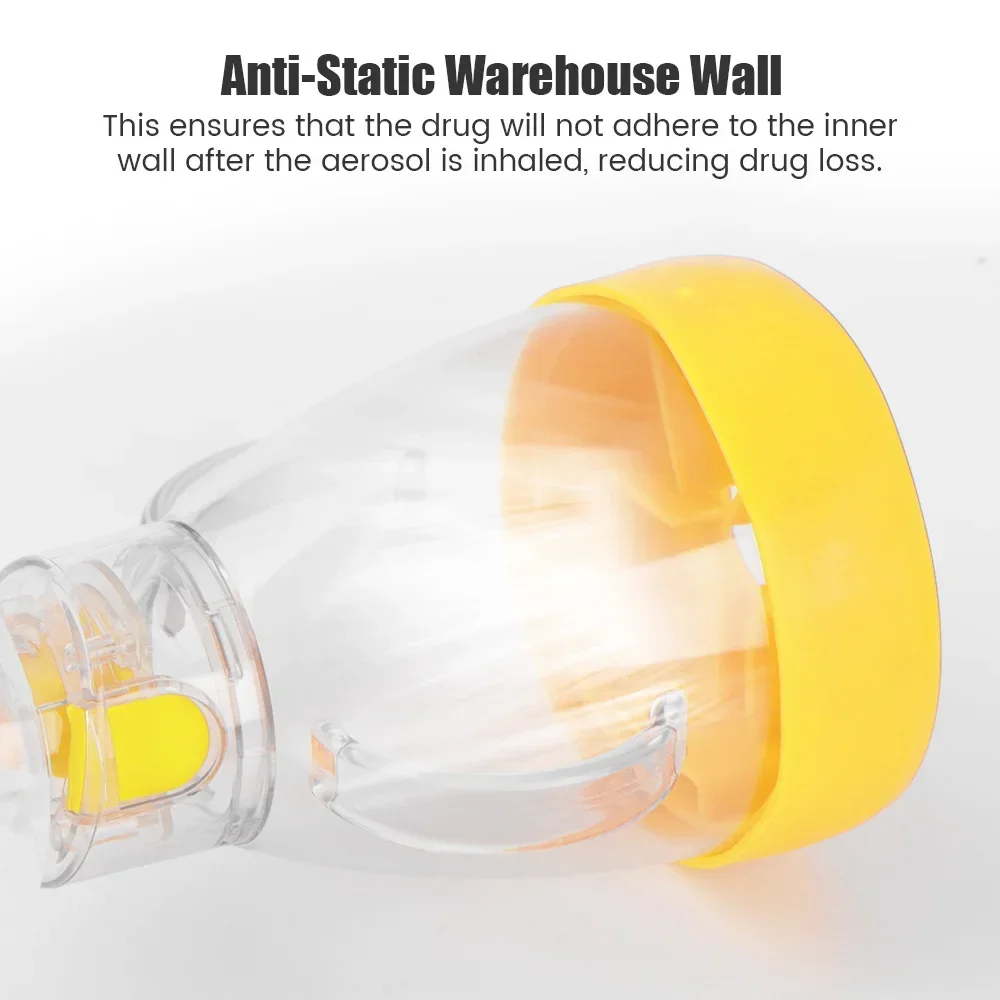 Espaciador de aerocámara de mano de 250ml para inhalador, cámara  aerodinámica con máscara para adultos y niños, medicina de inhalación,  espaciador para inhalación para asma - AliExpress, image size:1000x1000