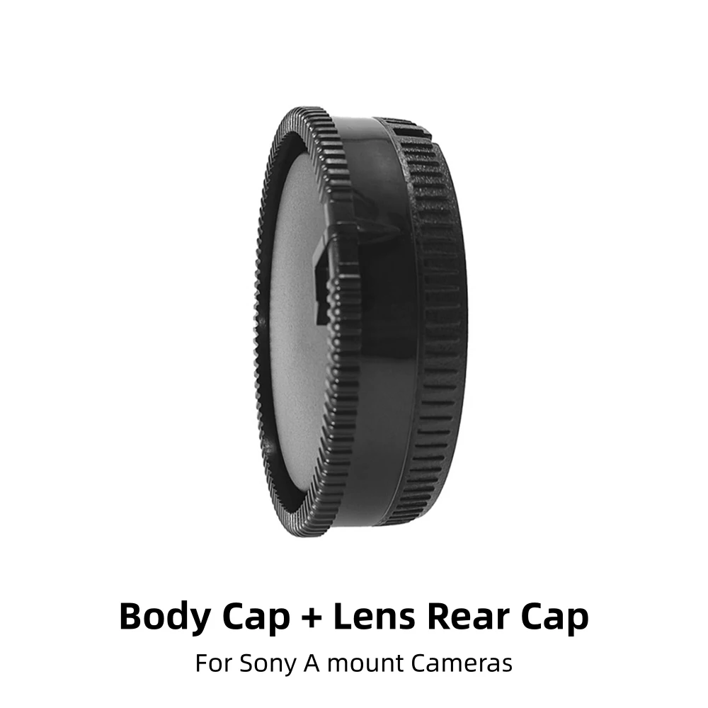 Camera Body and Rear Lens Dust Proof Cap Protector - DSLR Accessories