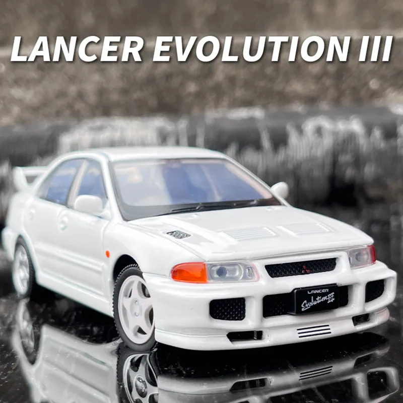 

JKM 1/64 Mitsubishi Lancer EVOIII Alloy Miniature Car Model Toys Diecast Vehicle Replica Enthusiasts Collection For Boys Gifts