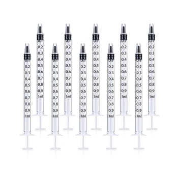 Wholesaale 1ml-10ml 10-20Pcs Reusable Nutrient Plastic Syringe Hydroponics l Measuring  For Kithchen Too