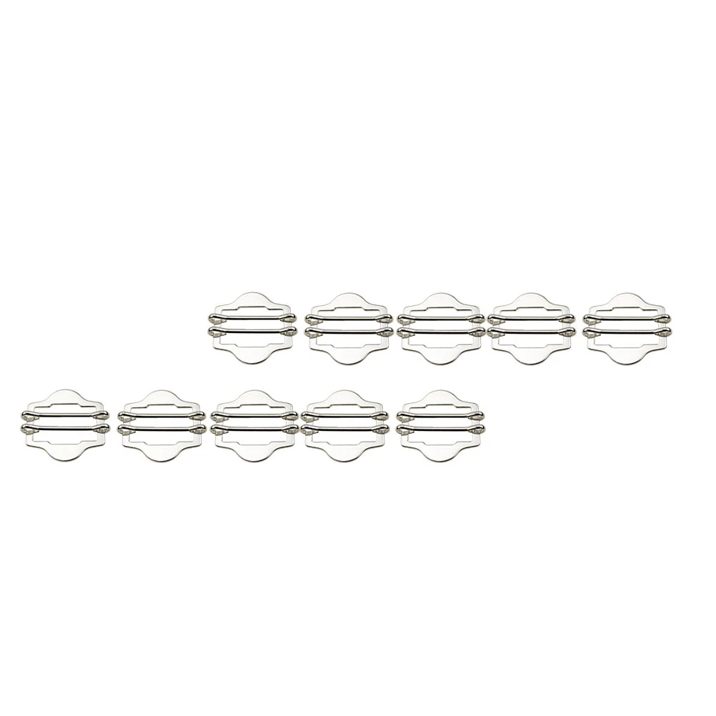 

10 Pcs Metal Sun Buckle Suit Vest Buckles Simple Adjustable Brass Durable Buttons