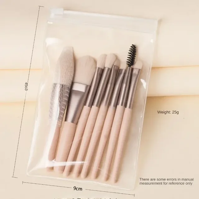 8Pcs Portable Makeup Brush Eyeshadow Foundation Blending Make up Soft Fluffy Cosmetics Concealer Makeup Brush Make Up Supplies