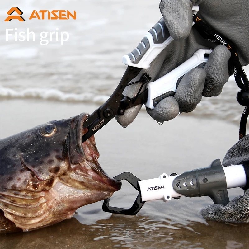 Stainless Steel Fishing Gripper Professional Fishing Lip Grabber Tool, Fish  Grabber Clip Fish Control Tackle - AliExpress