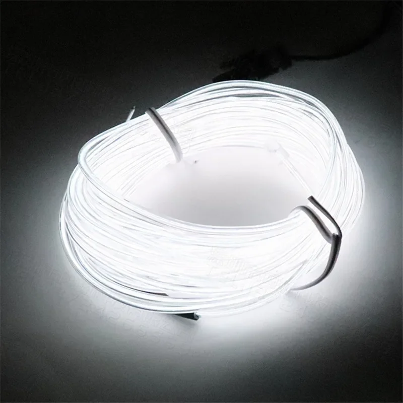 1M/3M/5M Flexibles Neonlicht-Kabel für Kleiderdekoration, EL Leuchtendes Kabel für Party-DIY, Atmosphärisches Licht, Wasserdichter LED-Streifen – Detail 15