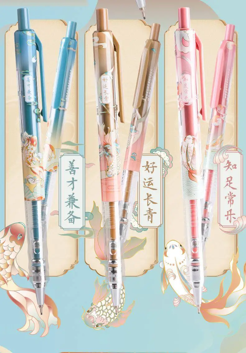 M&G 0,5/0,7mm Druckbleistift, Modischer Bruchsicherer Stift, Niedriger Schwerpunkt, Schüler-Schreibbleistift, Stilvoller Schulbedarf – Detail 3