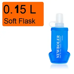 Compact Foldable Sports Water Bottle - 250ml & 500ml, Ideal for Running, Camping, and Hiking (150ml soft flask)