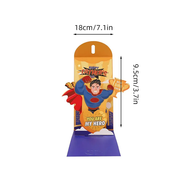 Festival Creative 3D Red Packets Cash Gift Bag Birthday Wedding Party Father's/Mother's/Valentine's Day Gift Cards Red Envelope