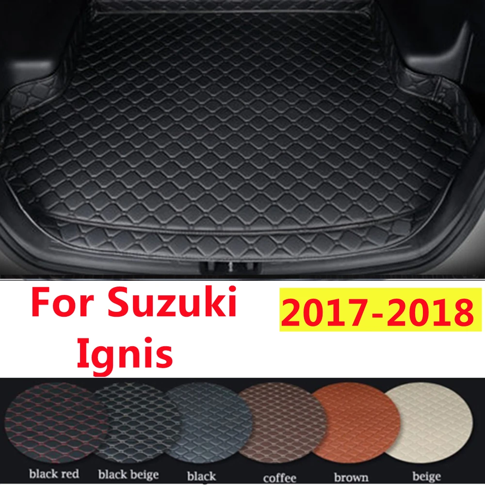 

SJ Высокая сторона любую погоду на заказ подходит для SUZUKI Ignis 2017 2018 год автомобильный коврик для багажника автомобильные аксессуары задний грузовой лайнер крышка ковра