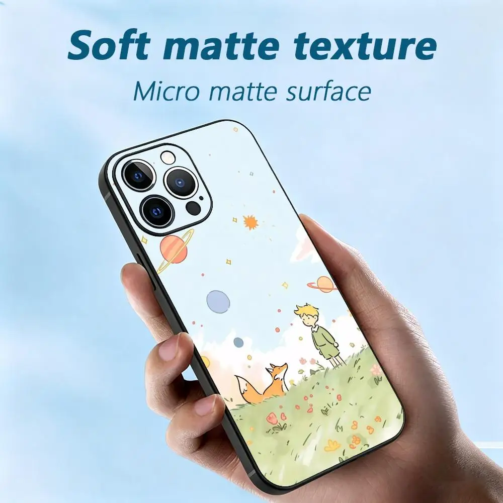 Anime Hot The Little Prince Phone Case - Soft Black Shockproof Cover