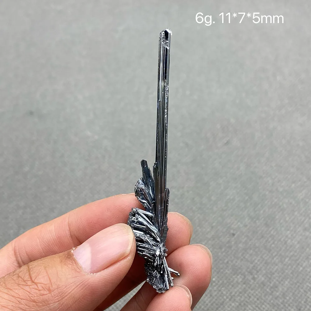 100% Natural rare Stibnite mineral specimen stones and crystals healing crystals quartz gemstones from China free shipping