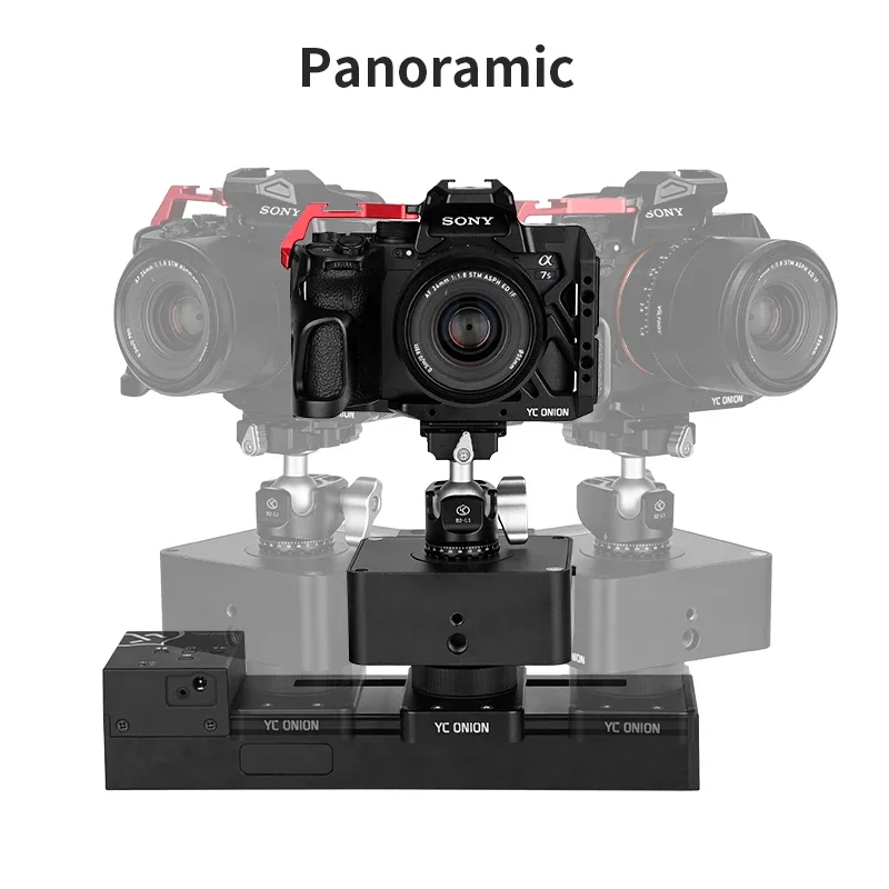 YC Onion Burger SE Panoramic Head Electric Tripod Head Motorized Time-lapse Video Stabilization APP Control Shooting Camera
