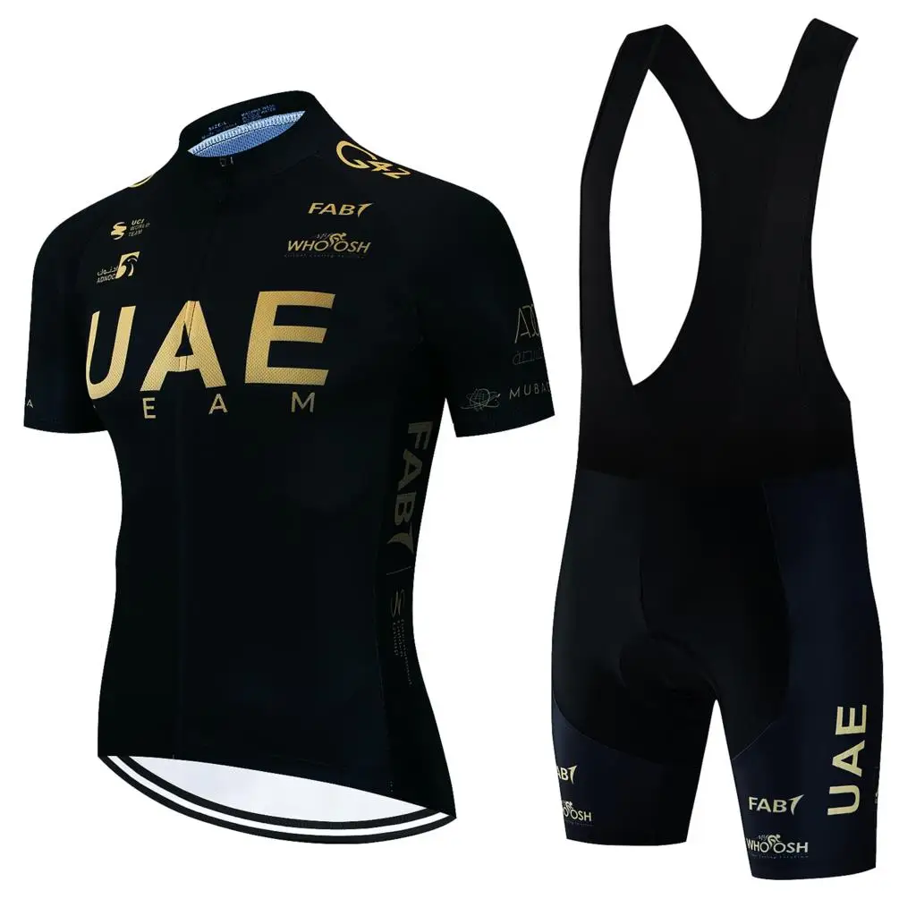 2023 NEW UAE Summer Cycling Jersey Set Breathable Cycling Clothing MTB