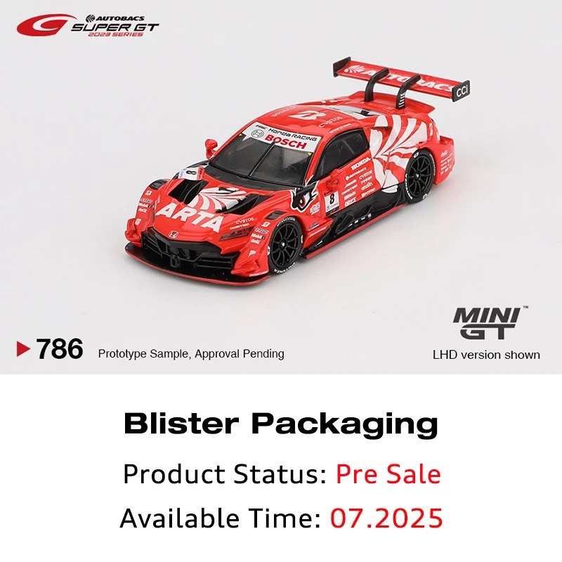 MINI GT 1:64 Honda NSX 2019 | Modello Pressofuso | Edizione Limitata | Collezione MINIGT