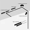 Magnetic Track Light System Suit 15/20/35 type Track Accessories Livingroom Magnetic Rails Fixtures Attachment DC48V Spotlights 2