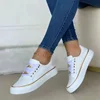 Women's Sneakers 2025 New Fashion Womens Shoes Comfortable Round Toe Platform Sneakers Lace-up Walking Vulcanized Shoes Zapatos 1