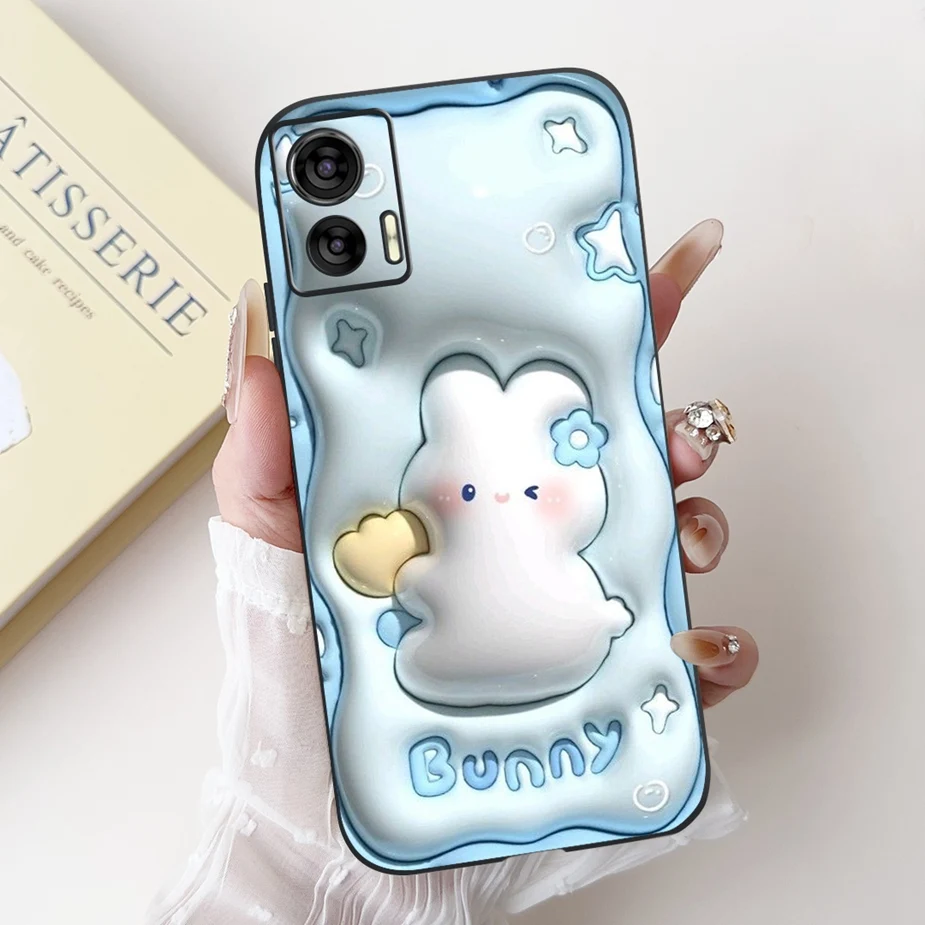 Cute Panda Cartoon Shockproof Soft TPU Phone Case for Motorola Edge 30 Lite