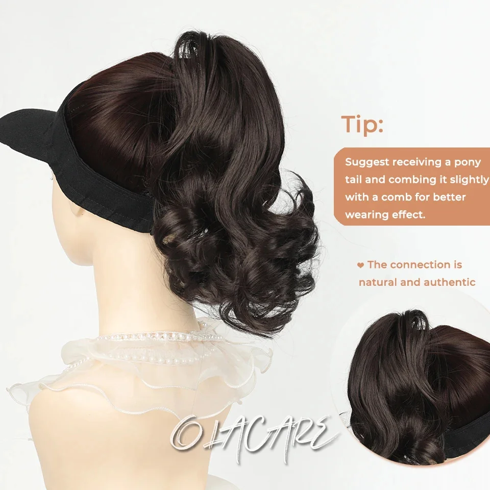 Synthetic Wavy Ponytail Extension Hairpiece Short Curly Claw Clip Ponytail For Women Heat Resistant Pony Tail Clip Fake Hair clip in ponytail hair extension,synthetic ponytail,synthetic hair accessories,clip in ponytail extensions