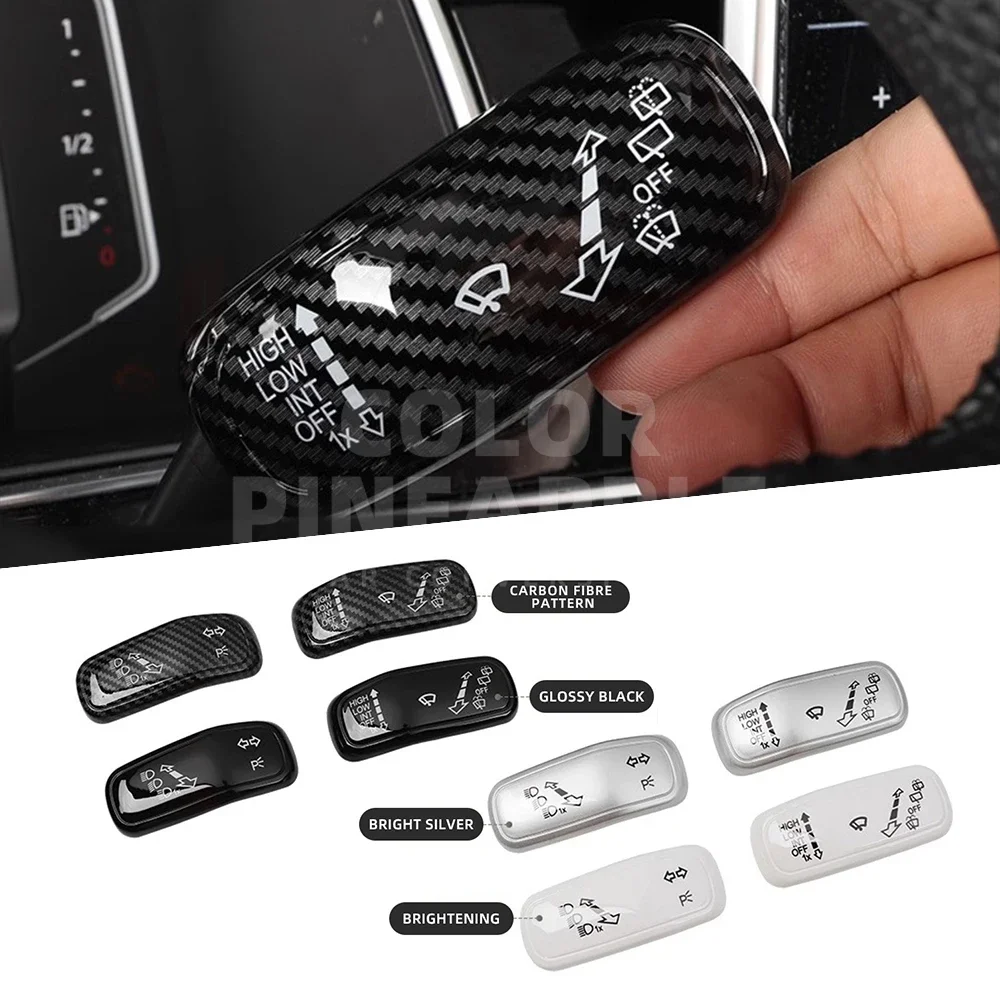 

For VW Golf 7 7.5 MK7 Golf 8 MK8 Accessories 2015-2023 Interior Steering Wheel Headlight Switch Control Cover Wiper Switch Trim
