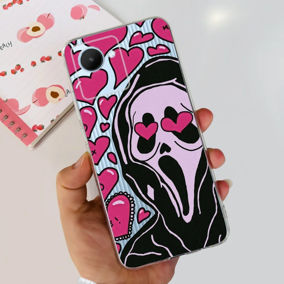 Fashionable Marble Cartoon Soft Phone Case - Bumper Cover