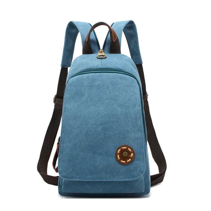New Small Canvas Backpacks for Women Female Travel Bagpack Multifunctional Shoulder Bags Casual Pack PT1147