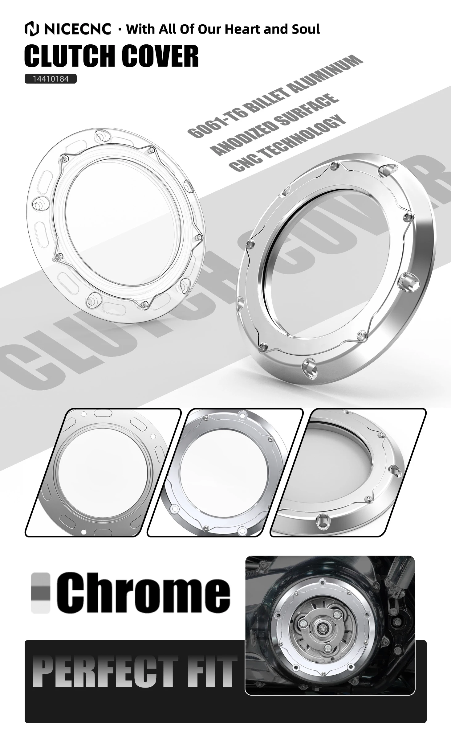 Für Harley Street Glide FLHX Special FLHXS 2016-2025 Derby Abdeckung Kupplung Power Plate Road Glide FLTRX Road King FLHR 2016-2022 – Detail 36