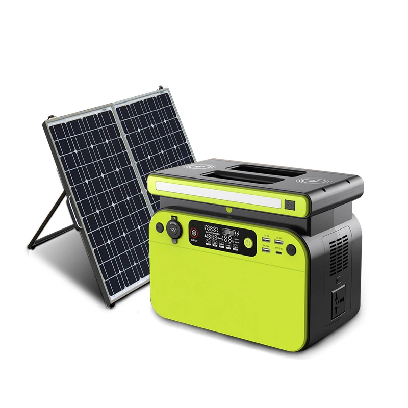 

500W Solar Generator Top Seller Camping Wireless Charging Lifepo4 Battery Outdoor Portable Power Station