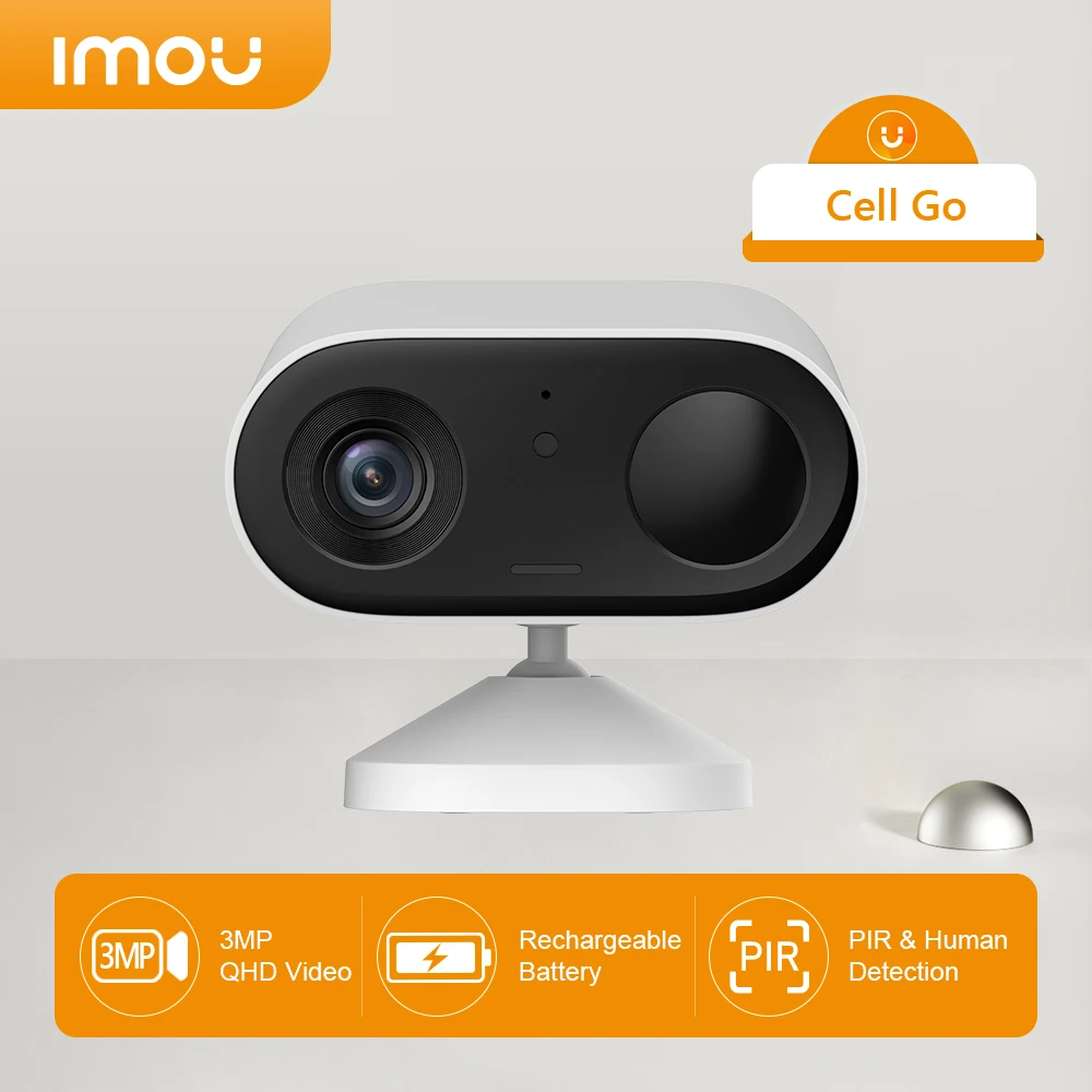 Imou Cell Go 2K Caméra Surveillance WiFi Exterieure sans Fil