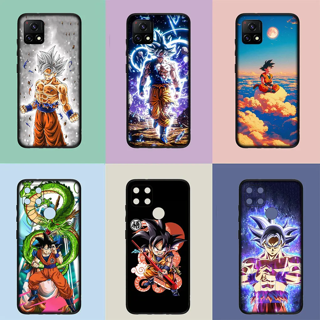 Dragon Son Goku Ball Themed Phone Case with Wallpaper Design