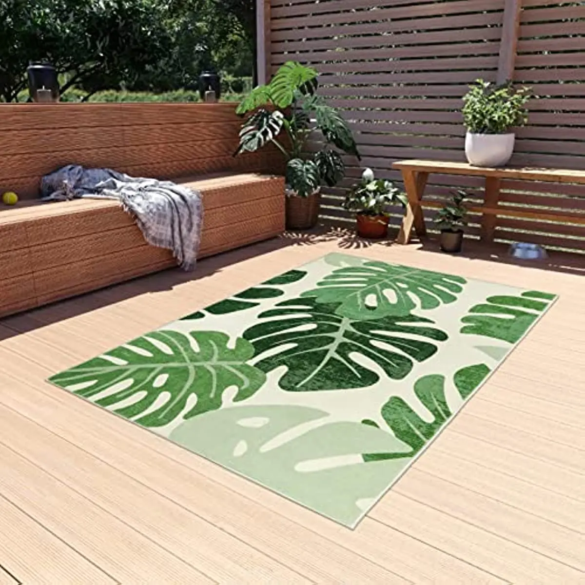 Tropical Green Leaf Carpet for Living Room Home Decoration Sofa Table Large Area Rugs Kitchen Hallway Rugs Non-slip Bathroom Mat 3