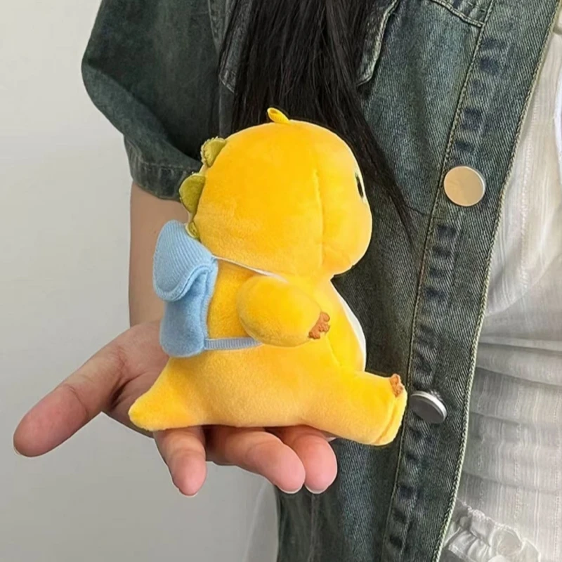 Cute Nailong Cartoon Milk Dragon Plush Pendant Toy Stuffed Animal Dinosaur Keychain Bag Accessory Anime Decor Kids Gift