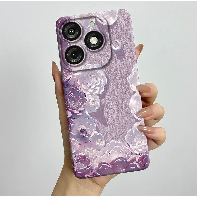 Pretty Butterfly Flowers Soft Silicone TPU Shockproof Phone Case Cover