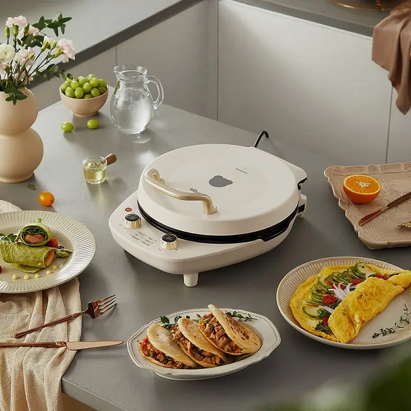 Removable and washable electric baking pan household double-sided heating deepening and enlarging pancake pan