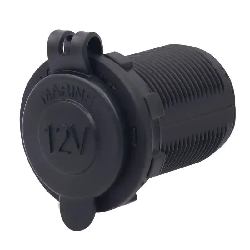 Car Cigarette Lighter Socket 12V Waterproof Plug Power Outlet Adapter for Marine Boat Motorcycle Truck RV ATV Receptacle