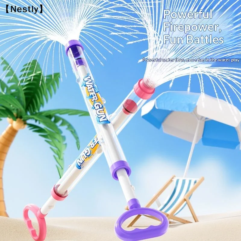 Spray Toy Pull-Back Water Outdoor Splash Games For Party Pool Lawn Activities Kid Summer Interactive Beach〔Nest〕_voghion.com