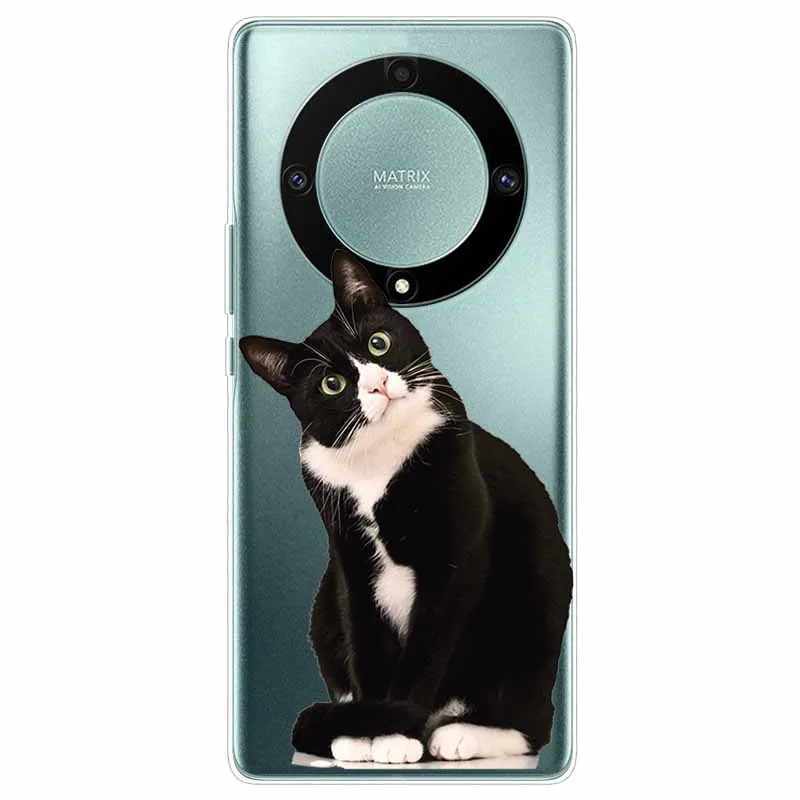 Transparent Cute Soft Silicone TPU Phone Case for Honor Magic 6 Lite 5G - Clear Protective Cover