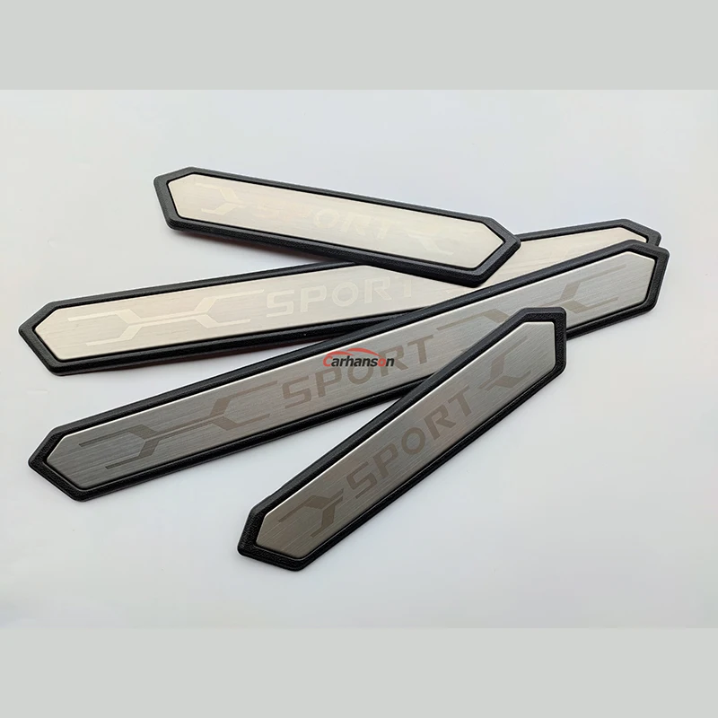 4stuks Auto Rvs Instaplijsten Kick Platen Voor Toyota RAV4 2010-2024, Auto Styling Accessoires Sticker Trim Bescherming Accessoires