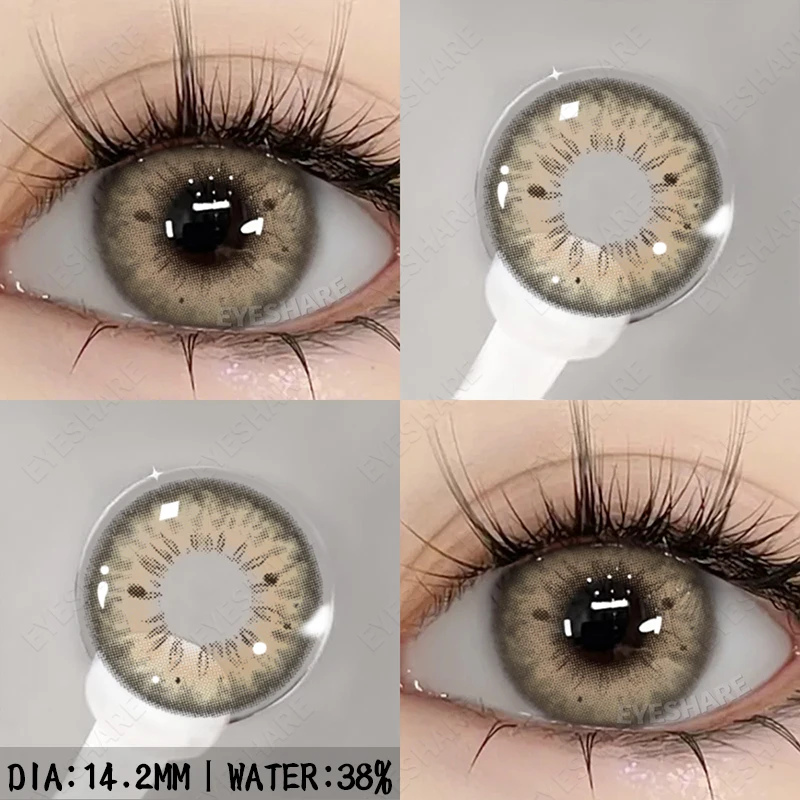 Enhance Your Look: Yearly Colored Contact Lenses with Prescription Myopia Correction