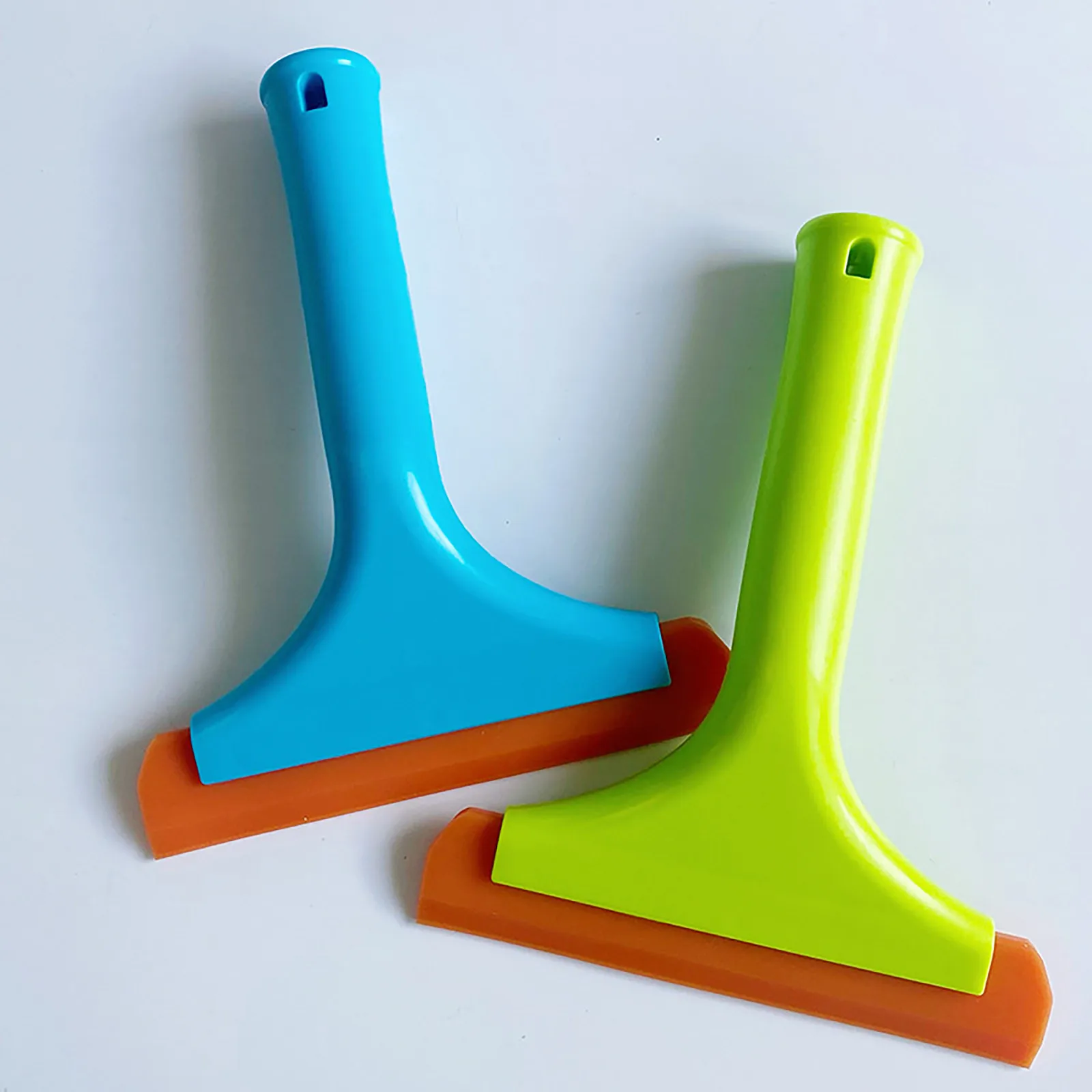 Super Flexible Silicone Squeegee Auto Water Blade Water Wiper Shower Squeegee Long Handle for Car Windshield Window
