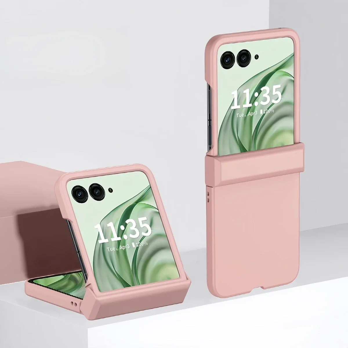 Luxury Hinge Protect Shockproof Phone Case - Slim Skin Friend Hard Flip Back Cover