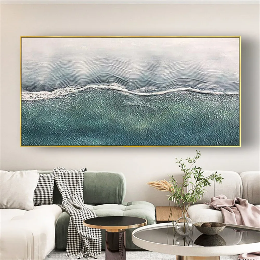 

Home Decor Wall Salon Abstract Gold Foil Oil Painting On Canvas Handmade Wall Art Picture For Living Room Decor Bedroom Bedside