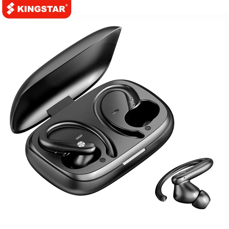 

KINGSTAR T30 TWS Wireless Sports Headphones Bluetooth Earphones Touch Control Music Earbuds Ear-Hook Headset With Microphone