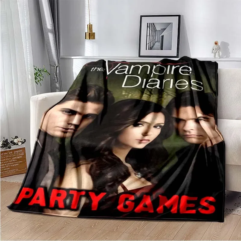 

The Vampire Diaries Logo Blanket, Lightweight Warm Insulation Sofa Bed Office Car Knee Pads Blankets,Decke,couverture,stragulum