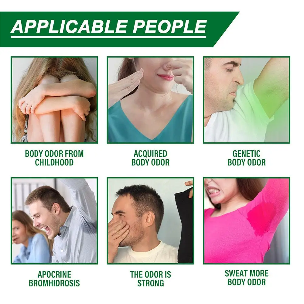 Deodorant Spray 4x Body Odor Underarm Sweat Spray Antiperspirants Deodorant Remove Foot Odor Deodorizer Eliminate Bad Smell 10g