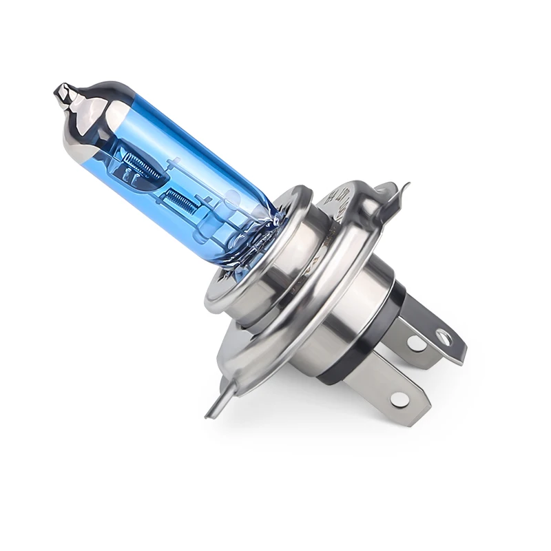 2Pcs H4 100W 6000K Car Halogen Headlight Bright White 12v h4 Halogen